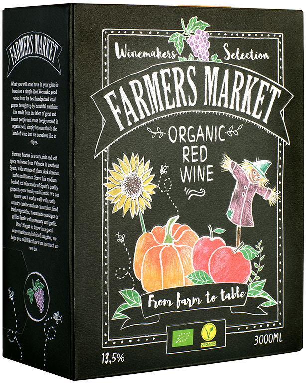 Image of Farmers Market Organic Red 300 CL BIB