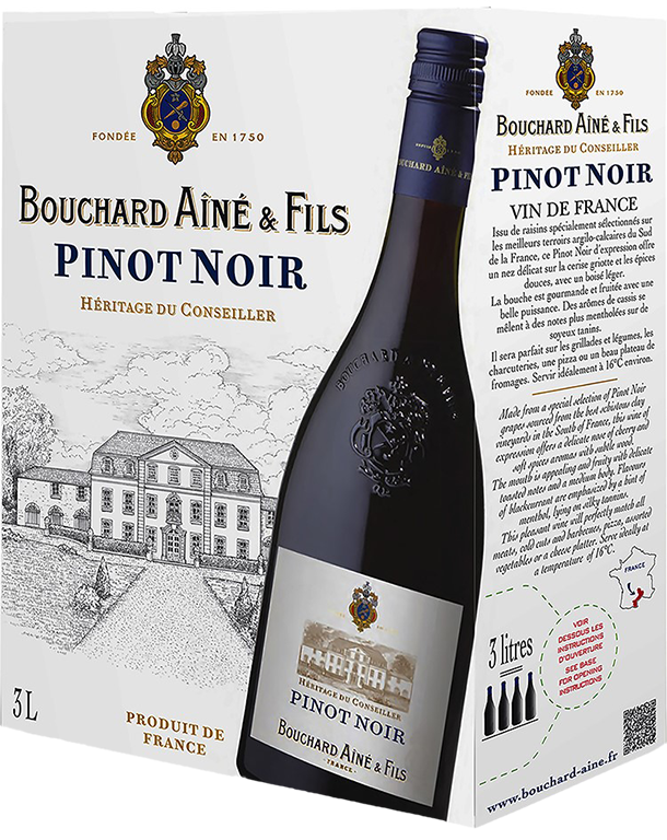 Image of Heritage du Conceiller Pinot Noir. Bouchard Ainé & Fils 300cl.