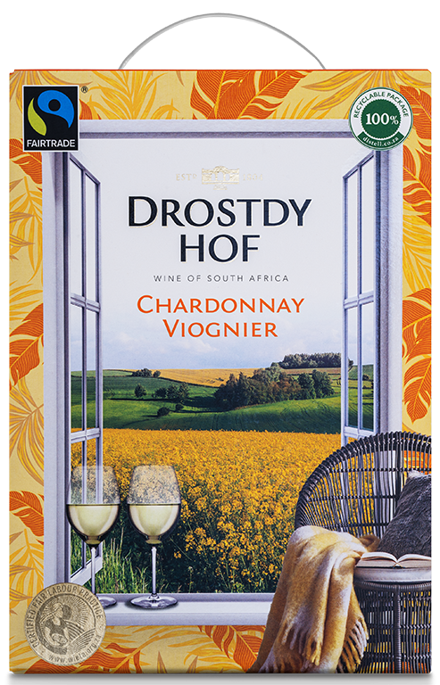 Image of Drostdy Hof Chardonnay / Viognier 300 CL BIB