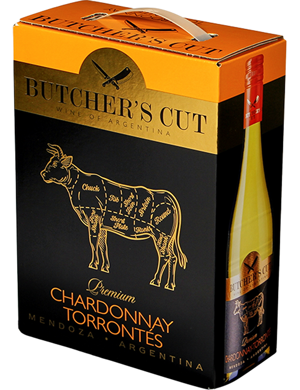 Image of Butcher´s Cut Premium Chardonnay Torrentes 300 CL BIB