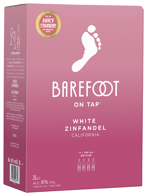 Image of Barefoot White Zinfandel 3lt BIB