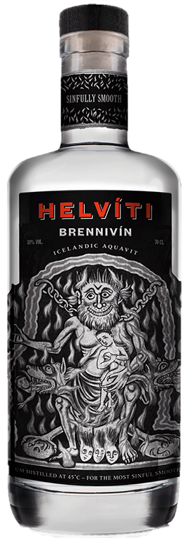 Image of Helvíti Brennivín 38% 70 CL