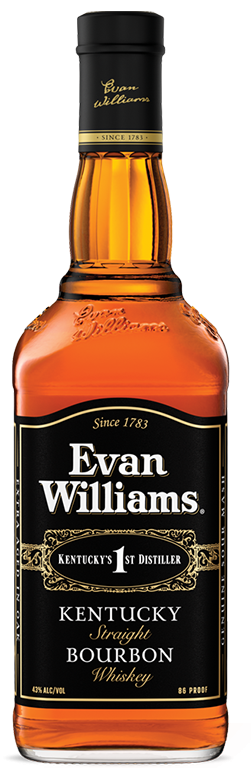 Image of Evan Williams Black, Kentucky Straight Bourbon 43% 70 cl
