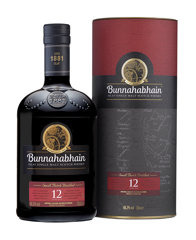 Image of Bunnahabhain 12 year Old Islay Single Malt Whisky 70 CL