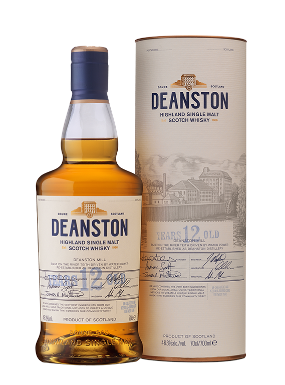 Image of Deanston 12 year Old Highland Single Malt Whisky  70 CL