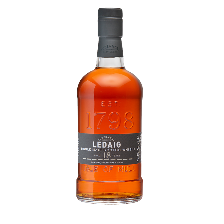 Image of Ledaig 18 year Old Isle of Mull Single Malt Whisky  70 CL