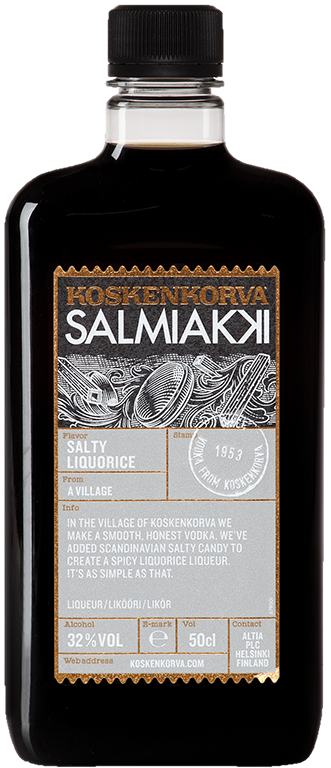 Image of Koskenkorva Salmiakki, salty liquorice