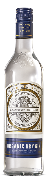 Image of O.P. Anderson Organic Dry Gin 70 CL 40%