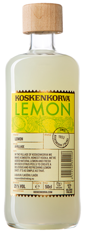 Image of Koskenkorva Lemon 21% 50 CL