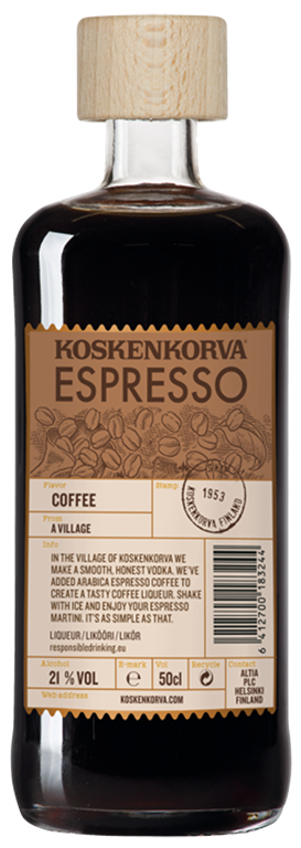 Image of Koskenkorva Espresso 21% 50 CL