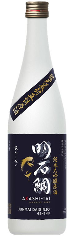 Image of Jummai Daiginjo Genshu Sake, Akashi-Tai  30 CL 16%