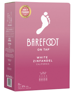Barefoot White Zinfandel 3lt BIB