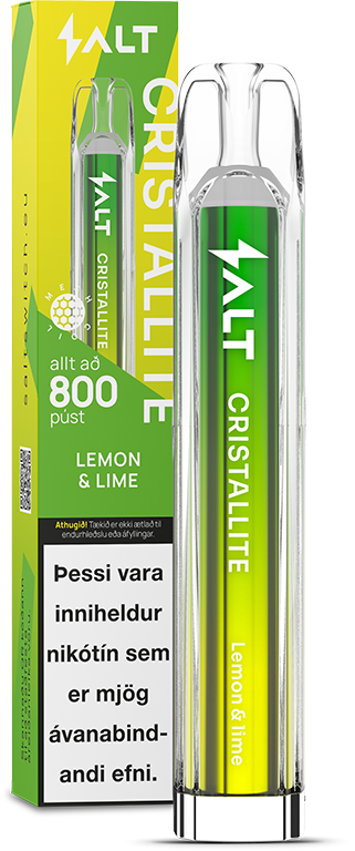 Image of SALT CRISTALLITE Lemon and Lime 20mg/ml 2ml