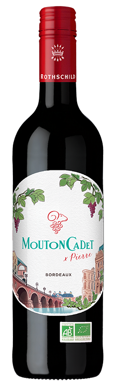 Image of Mouton Cadet Rouge x Pierre 75 cl