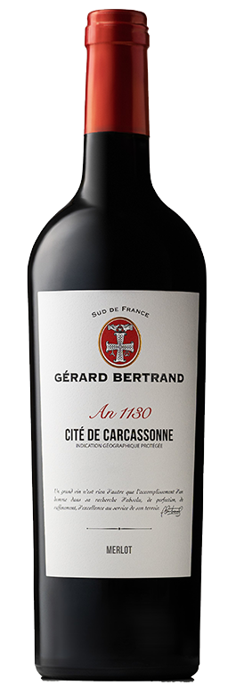 Image of Gérard Bertrand An 1130-Cité de Carcassonne Merlot 75 CL