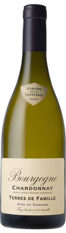Image of Bourgogne Chardonnay “Terres de Famille” . Dom.de la Vougeraie 75 cl 