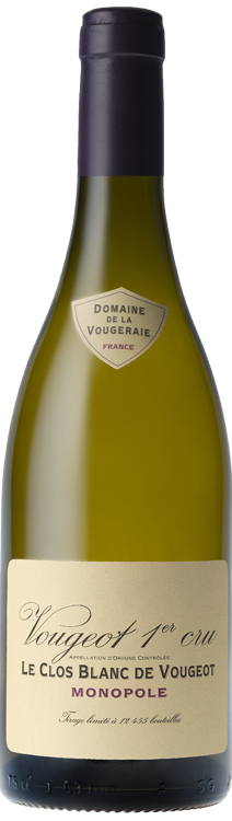 Image of Vougeot Premier Cru ,,Le Clos Blanc de Vougeot" Monopole Dom.de la Vougeraie 75 CL
