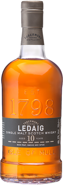 Image of Ledaig 10 year Old Isle of Mull Single Malt Whisky  70 CL