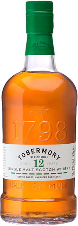Image of Tobermory 12 year Old Isle of Mull Single Malt Whisky 70 CL
