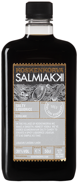 Image of Koskenkorva Salmiakki ( salty liquorice ) 50 CL 30%