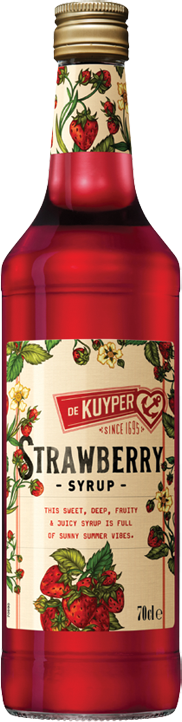 Image of De Kuyper Strawberry Syrup 70 CL