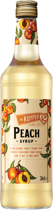 Image of De Kuyper Peach Syrup 70 CL