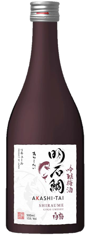 Image of Shiraume Ginjo Umeshu Plómusake, Akashi-Tai 50 CL 14%
