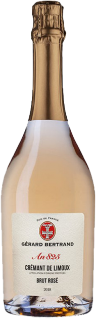 Image of Gérard Bertrand An 825 Brut Rosé 2019 - Crémant de Limoux 75 CL